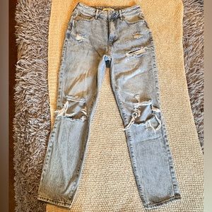 Pacsun Eco Light Distressed Mom Jeans sz 26